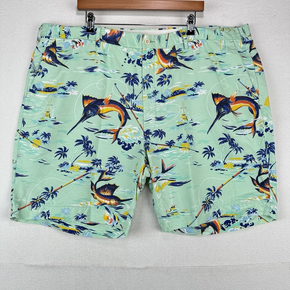 Polo Ralph Lauren Classic Fit Men's 48Bx8 Sailfish Linen/Cotton Chino Shorts